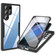 Samsung Galaxy S22 Ultra 5G Acrylic + TPU 360 Degrees Full Coverage Shockproof Phone Case - Black