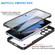 Samsung Galaxy S22 Ultra 5G Acrylic + TPU 360 Degrees Full Coverage Shockproof Phone Case - Black