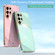 Samsung Galaxy S22 Ultra 5G XINLI Straight Edge 6D Electroplate TPU Phone Case - Pink