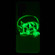 Samsung Galaxy S22 Ultra 5G Luminous TPU Protective Phone Case - Headset Dog