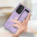 Samsung Galaxy S22 Ultra 5G Wristband Holder Leather Back Phone Case - Purple