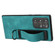 Samsung Galaxy S22 Ultra 5G Wristband Holder Leather Back Phone Case - Green
