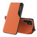 Samsung Galaxy S22 Ultra 5G Side Display  Shockproof Horizontal Flip Leather Case with Holder - Orange