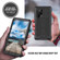 Samsung Galaxy S22 Ultra 5G R-JUST Sliding Camera Metal + Silicone Holder Phone Case - Black