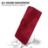 Samsung Galaxy S22 Ultra 5G 7-shaped Embossed Leather Phone Case - Red