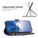 Samsung Galaxy S22 Ultra 5G 9 Card Slots Zipper Wallet Leather Flip Phone Case - Blue