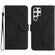 Samsung Galaxy S22 Ultra 5G Stitching Embossed Leather Phone Case - Black