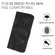 Samsung Galaxy S22 Ultra 5G Line Pattern Skin Feel Leather Phone Case - Black