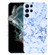 Samsung Galaxy S22 Ultra 5G Marble Pattern Phone Case - Blue White