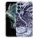 Samsung Galaxy S22 Ultra 5G Marble Pattern Phone Case - Black White