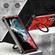 Samsung Galaxy S22 Ultra 5G Armor Series MagSafe Magnetic Holder Phone Case with Back Clip - Red