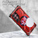 Samsung Galaxy S22 Ultra 5G Armor Series MagSafe Magnetic Holder Phone Case with Back Clip - Red