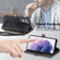 Samsung Galaxy S22 Ultra 5G Geometric Zipper Wallet Side Buckle Leather Phone Case - Black