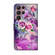 Samsung Galaxy S22 Ultra Crystal 3D Shockproof Protective Leather Phone Case - Butterfly
