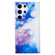 Samsung Galaxy S22 Ultra 5G IMD Shell Pattern TPU Phone Case - Sky Blue Purple Marble