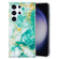 Samsung Galaxy S22 Ultra 5G IMD Shell Pattern TPU Phone Case - Green Marble
