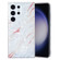 Samsung Galaxy S22 Ultra 5G IMD Shell Pattern TPU Phone Case - White Marble