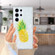 Samsung Galaxy S22 Ultra 5G IMD Shell Pattern TPU Phone Case - Pineapple