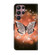 Samsung Galaxy S22 Ultra Crystal 3D Shockproof Protective Leather Phone Case - Crystal Butterfly