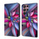 Samsung Galaxy S22 Ultra Crystal 3D Shockproof Protective Leather Phone Case - Colorful Flower