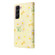 Samsung Galaxy S22 Plus Bronzing Painting RFID Leather Case - Yellow Daisy