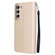 Samsung Galaxy S22+ 5G 3 Card Slots Multifunctional Leather Phone Case - Gold