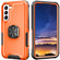 Samsung Galaxy S22+ 5G 3 in 1 Ring Holder PC + TPU Phone Case - Orange