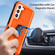 Samsung Galaxy S22+ 5G 3 in 1 Ring Holder PC + TPU Phone Case - Orange