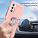Samsung Galaxy S22+ 5G 3 in 1 Ring Holder PC + TPU Phone Case - Rose Gold