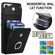 Samsung Galaxy S22+ 5G Anti-theft RFID Card Slot Phone Case - Black