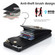 Samsung Galaxy S22+ 5G Anti-theft RFID Card Slot Phone Case - Black