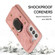Samsung Galaxy S22+ 5G Armor Ring Wallet Back Cover Phone Case - Pink