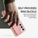 Samsung Galaxy S22+ 5G Armor Ring Wallet Back Cover Phone Case - Pink