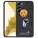 Samsung Galaxy S22+ 5G Astronaut Pattern Silicone Straight Edge Phone Case - Planet Landing-Black Samsung Galaxy S22+ 5G Astronaut Pattern Silicone Straight Edge Phone Case - Planet Landing-Black