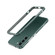 Samsung Galaxy S22+ 5G Aurora Series Lens Protector + Metal Frame Protective Phone Case - Green Silver