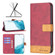 Samsung Galaxy S22+ 5G BF11 Color Matching Skin Feel Leather Phone Case - Red
