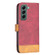 Samsung Galaxy S22+ 5G BF11 Color Matching Skin Feel Leather Phone Case - Red