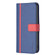 Samsung Galaxy S22+ 5G BF13 Color Matching Cross Texture Leather Phone Case - Blue