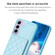 Samsung Galaxy S22+ 5G BF25 Square Plaid Card Bag Holder Phone Case - Blue