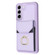 Samsung Galaxy S22+ 5G BF29 Organ Card Bag Ring Holder Phone Case - Purple