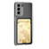 Samsung Galaxy S22+ 5G Card Bag Shockproof Transparent Phone Case