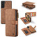 Samsung Galaxy S22+ 5G CaseMe-007 Detachable Multifunctional Leather Phone Case - Brown