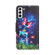 Samsung Galaxy S22+ 5G Colored Drawing Leather Phone Case - Bottle Butterfly