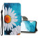 Samsung Galaxy S22+ 5G Colored Drawing Pattern Flip Leather Case - Chrysanthemum