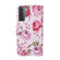 Samsung Galaxy S22+ 5G Colored Drawing Pattern Flip Leather Case - Peony