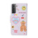 Samsung Galaxy S22+ 5G Colored Drawing Pattern Flip Leather Case - Smiling Bear