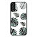 Samsung Galaxy S22+ 5G Colorful Painted Glass Phone Case - Banana Leaf