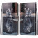 Samsung Galaxy S22+ 5G Coloured Drawing Cross Texture Horizontal Flip Leather Phone Case with Holder & Card Slots & Wallet & Lanyard - Cat Becomes Tiger