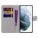 Samsung Galaxy S22+ 5G Coloured Drawing Cross Texture Horizontal Flip Leather Phone Case with Holder & Card Slots & Wallet & Lanyard - Colorful Clouds