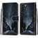 Samsung Galaxy S22+ 5G Coloured Drawing Cross Texture Horizontal Flip Leather Phone Case with Holder & Card Slots & Wallet & Lanyard - Mountain Road Starry Sky